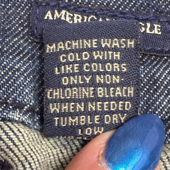 EUC Women's AMERICAN EAGLE Denim Jean Mini Skirt | Size 8‎ - Picture 6 of 6